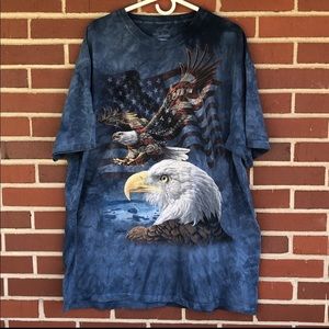 Tie dye eagle t-shirt